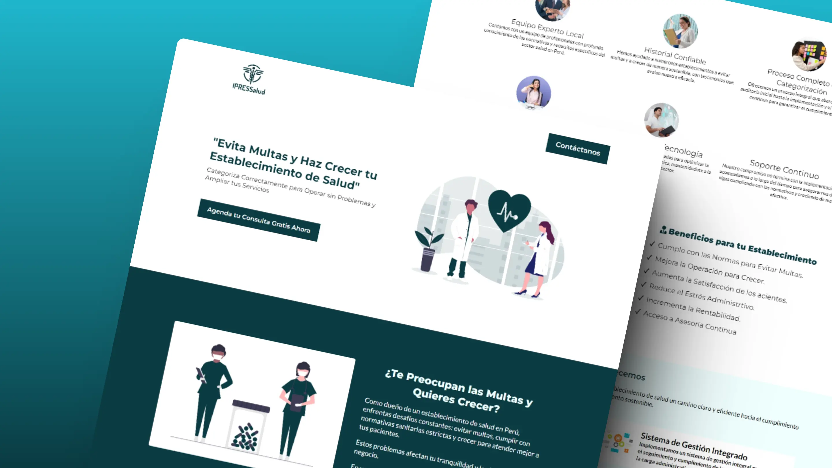 proyecto de IPRESSalud - Landing Page