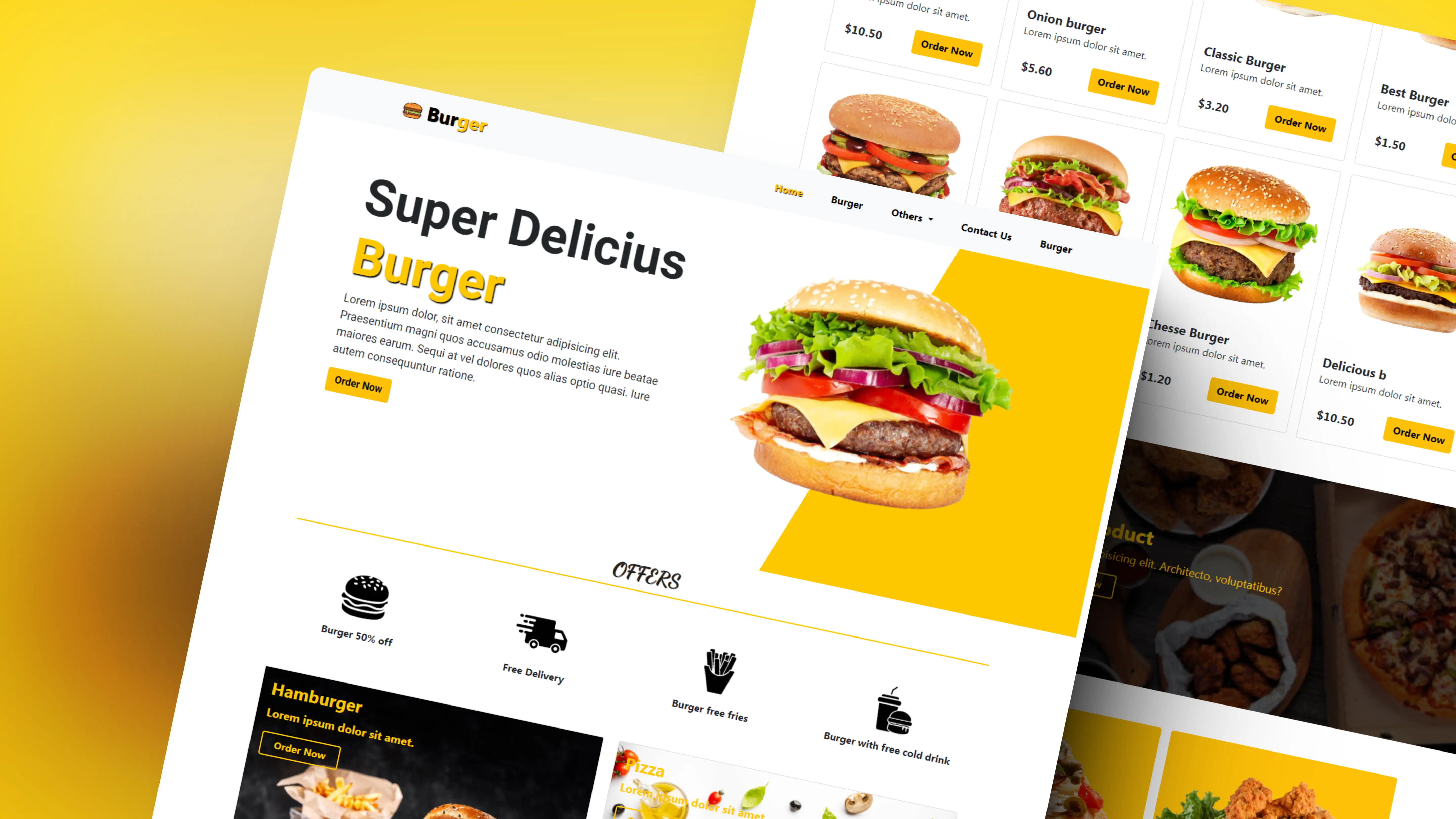 proyecto de Burger - Landing Page