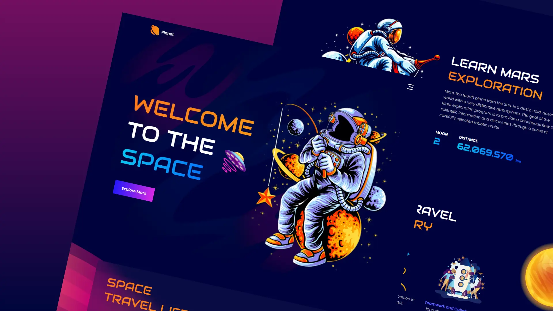 proyecto de Landing - Space